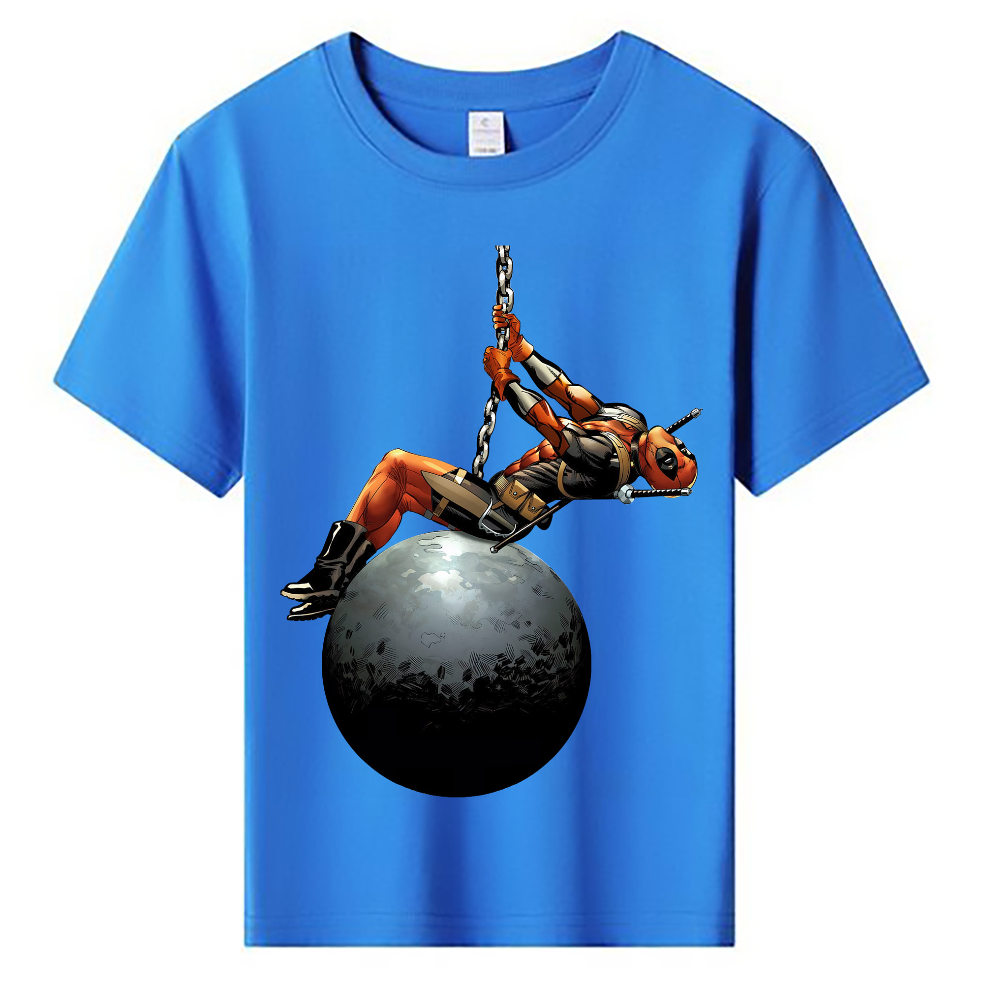 （画像用） Deadpool デッドプール 綿100％キッズTシャツ（フロントプリント）